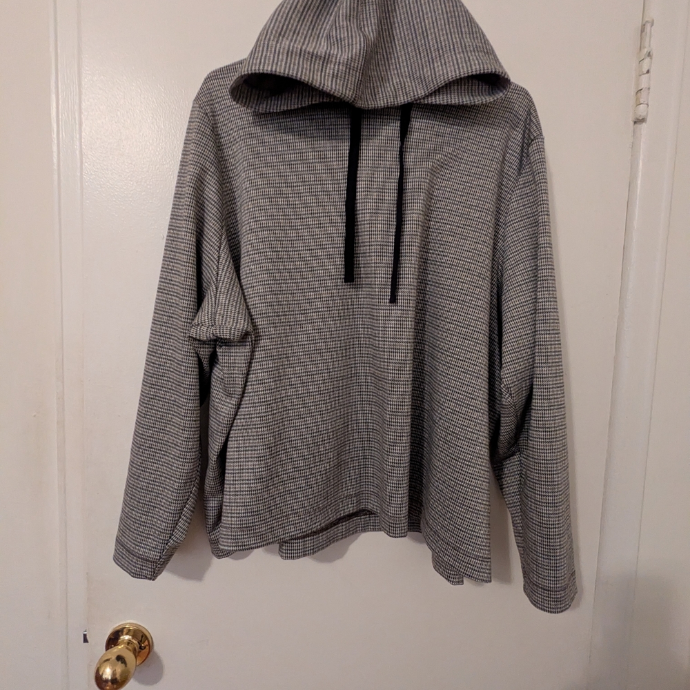 Addition Elle Houndstooth Hoodie